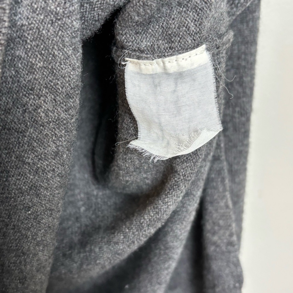 Vince Sweater Med Gray Oversized‎ Weekend V-Neck Long Sleeve Tunic - Picture 5 of 7